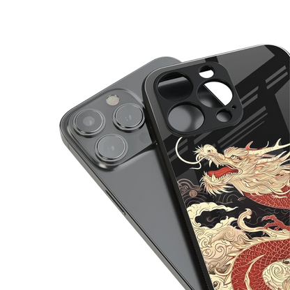 Dragon Spirit stylish phone case for iphone 13 mini | glossy glass and slim fit