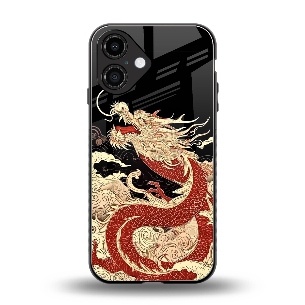 Dragon Spirit back phone cover | glass case for iphone 16