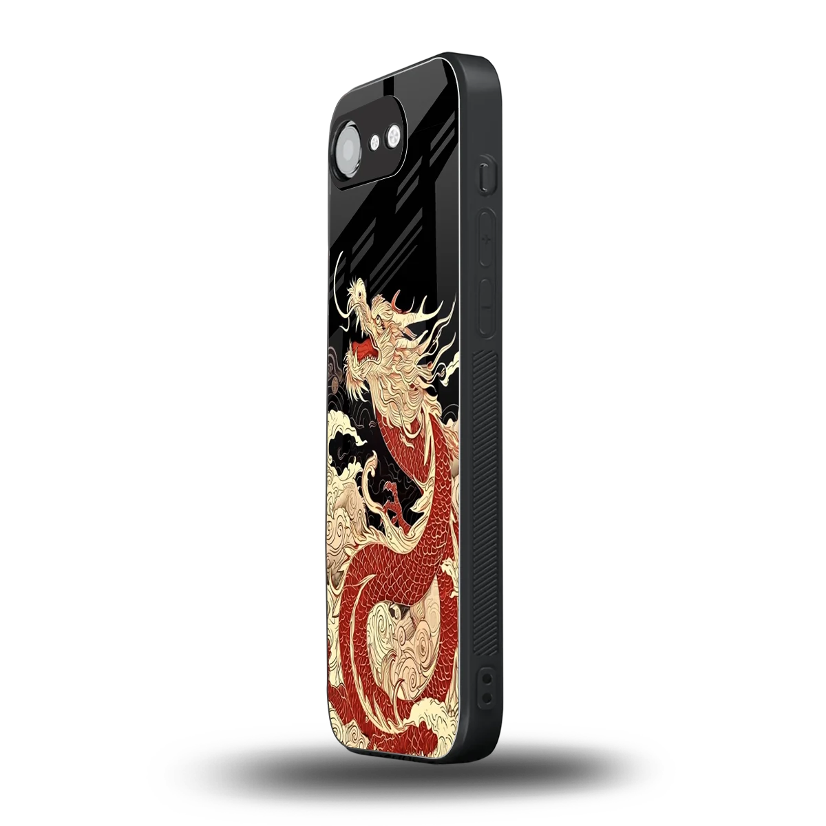 Dragon Spirit iphone 16e mobile cover | shockproof glass phone case