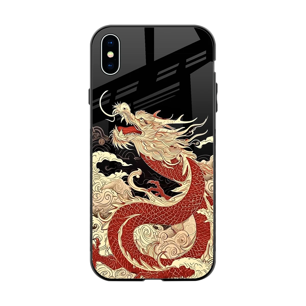 Dragon Spirit back phone cover | glass case for iphone xs max