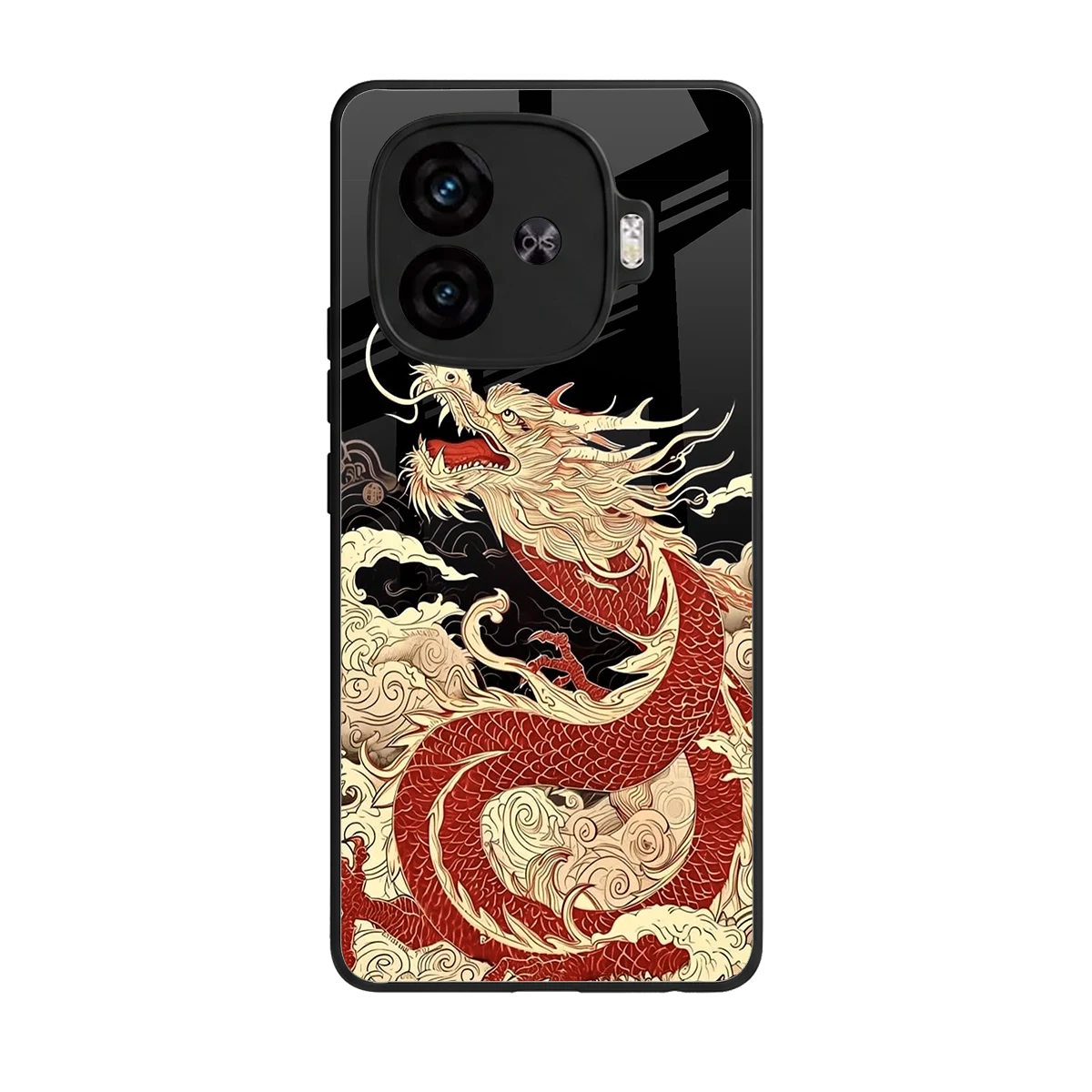 Dragon Spirit back phone cover | glass case for iqoo neo 10r 5g
