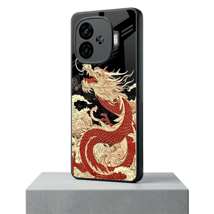 Dragon Spirit iqoo neo 10r 5g mobile cover | shockproof glass phone case