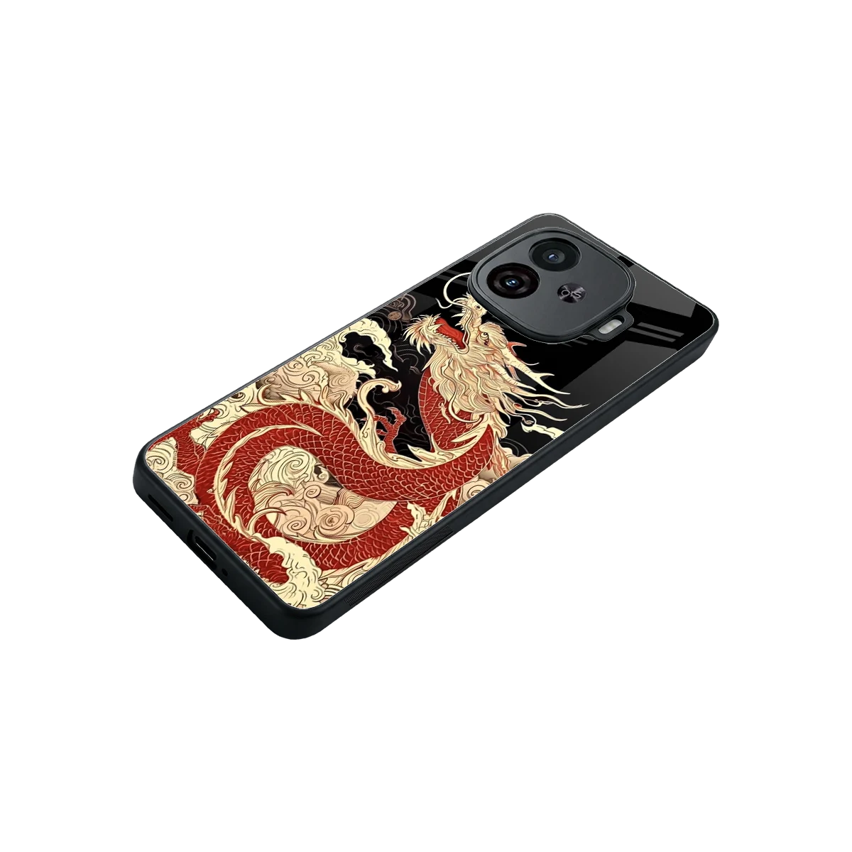 Dragon Spirit stylish phone case for iqoo neo 10r 5g | glossy glass and slim fit