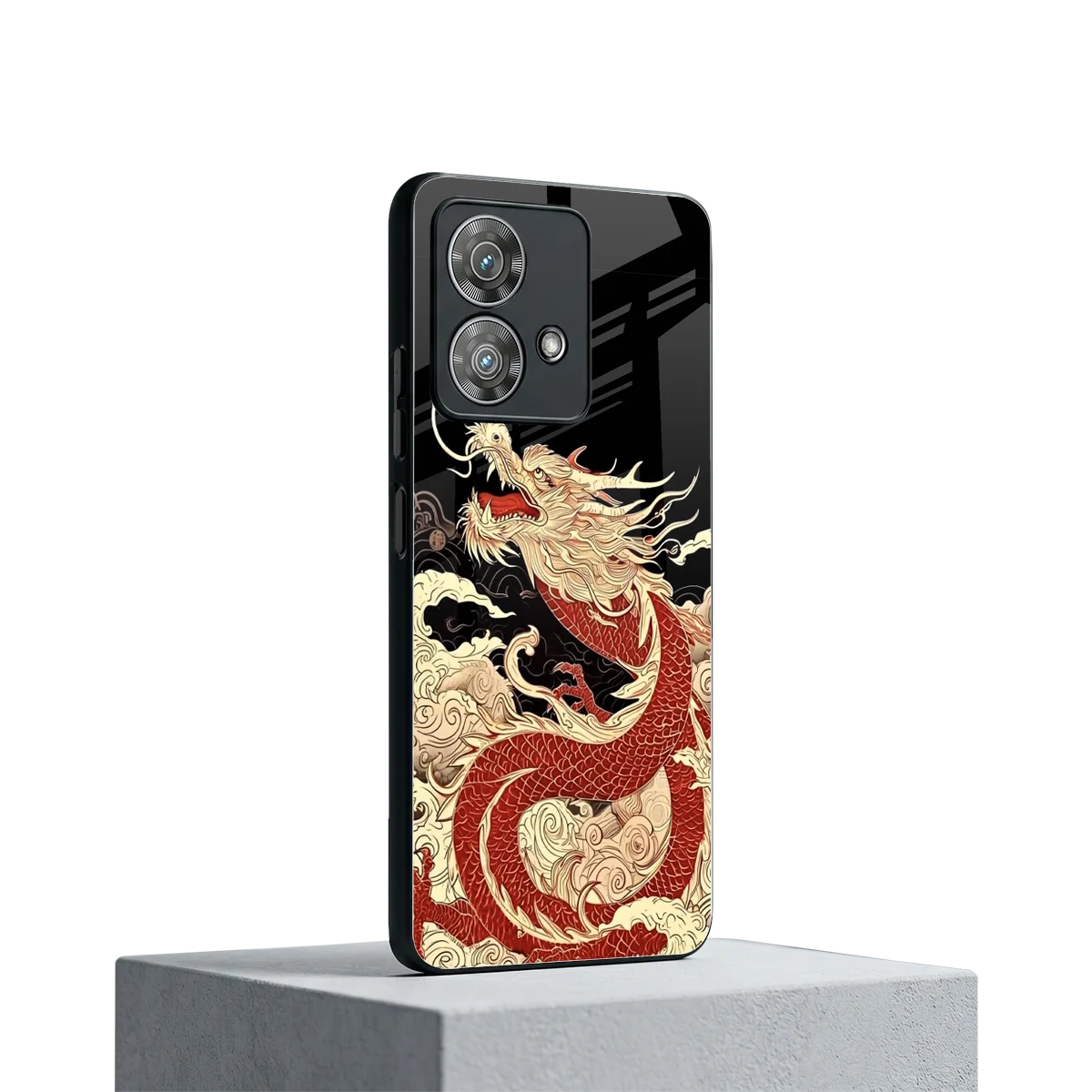 Dragon Spirit motorola edge 40 neo 5g mobile cover | shockproof glass phone case