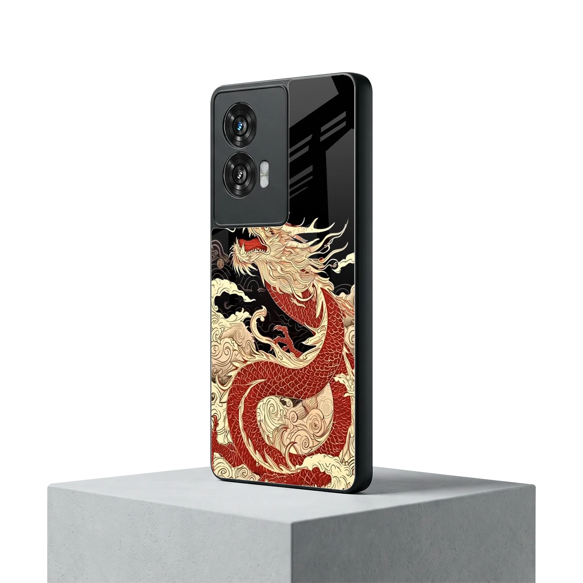 Dragon Spirit motorola edge 50 fusion mobile cover | shockproof glass phone case