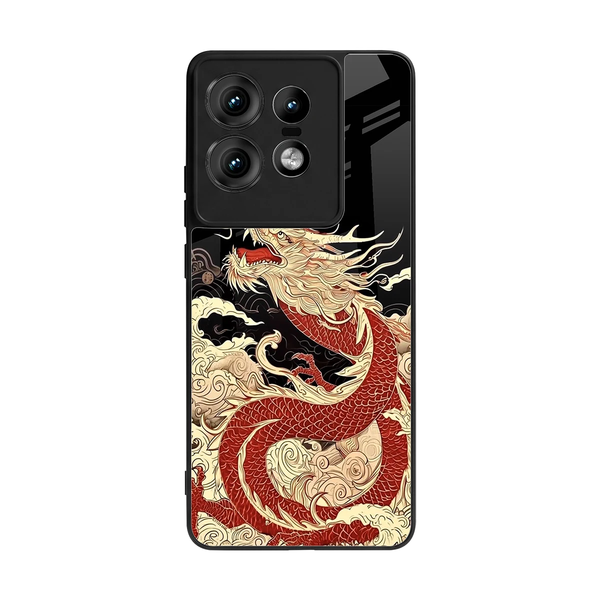 Dragon Spirit back phone cover | glass case for motorola edge 50 pro