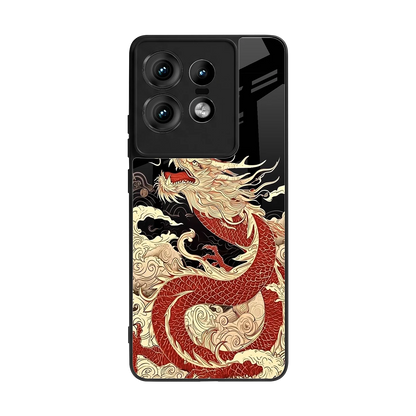 Dragon Spirit back phone cover | glass case for motorola edge 50 pro