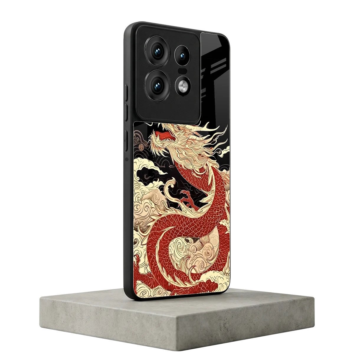Dragon Spirit motorola edge 50 pro mobile cover | shockproof glass phone case