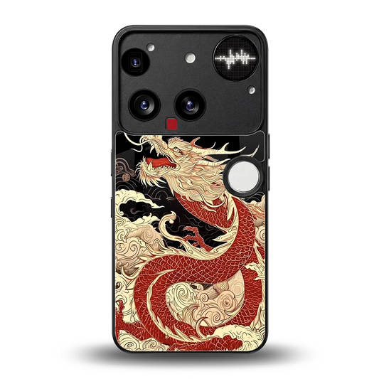 Dragon Spirit back phone cover | glass case for nothing phone 3