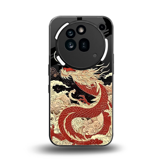 Dragon Spirit back phone cover | glass case for nothing phone 3a pro