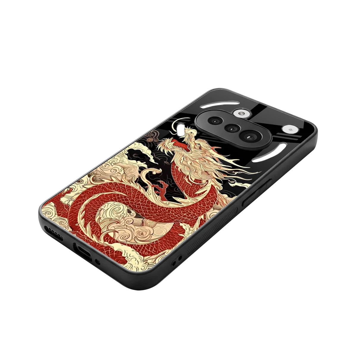 Dragon Spirit stylish phone case for nothing phone 3a | glossy glass and slim fit