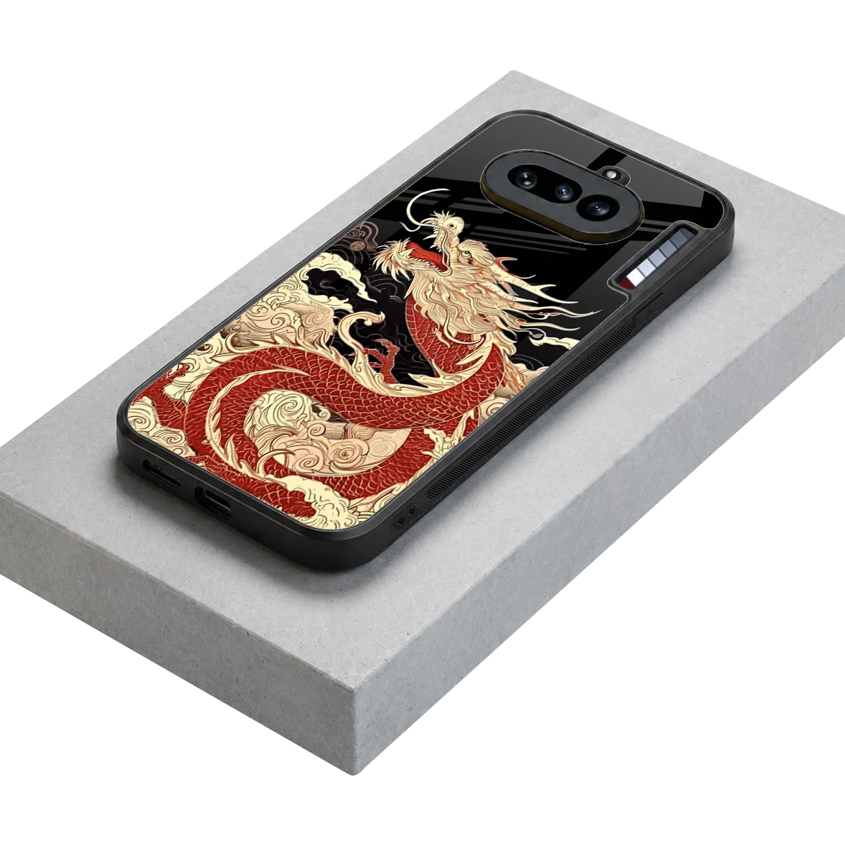 Dragon Spirit stylish phone case for nothing phone 4a | glossy glass and slim fit