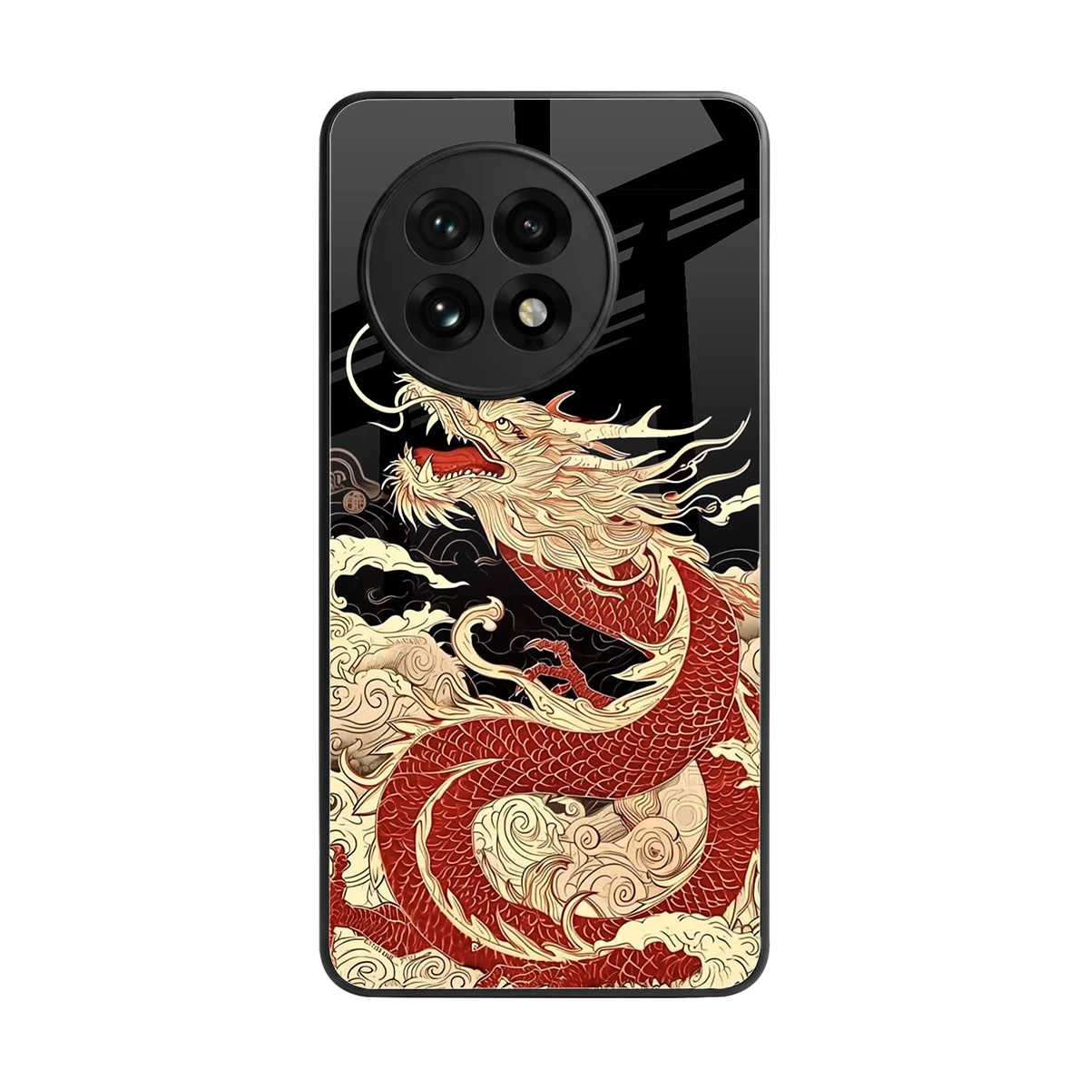Dragon Spirit back phone cover | glass case for oneplus 13r