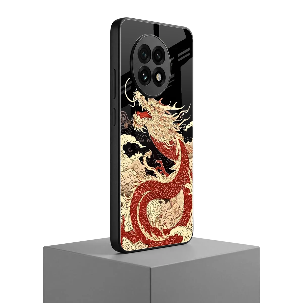Dragon Spirit oneplus 13r mobile cover | shockproof glass phone case