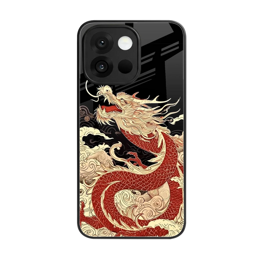 Dragon Spirit back phone cover | glass case for oneplus 13s