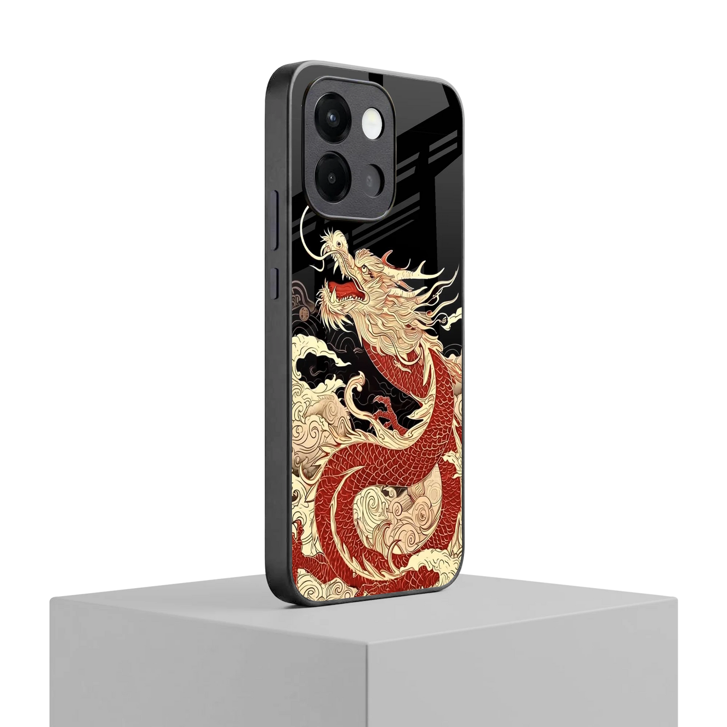 Dragon Spirit oneplus 13s mobile cover | shockproof glass phone case