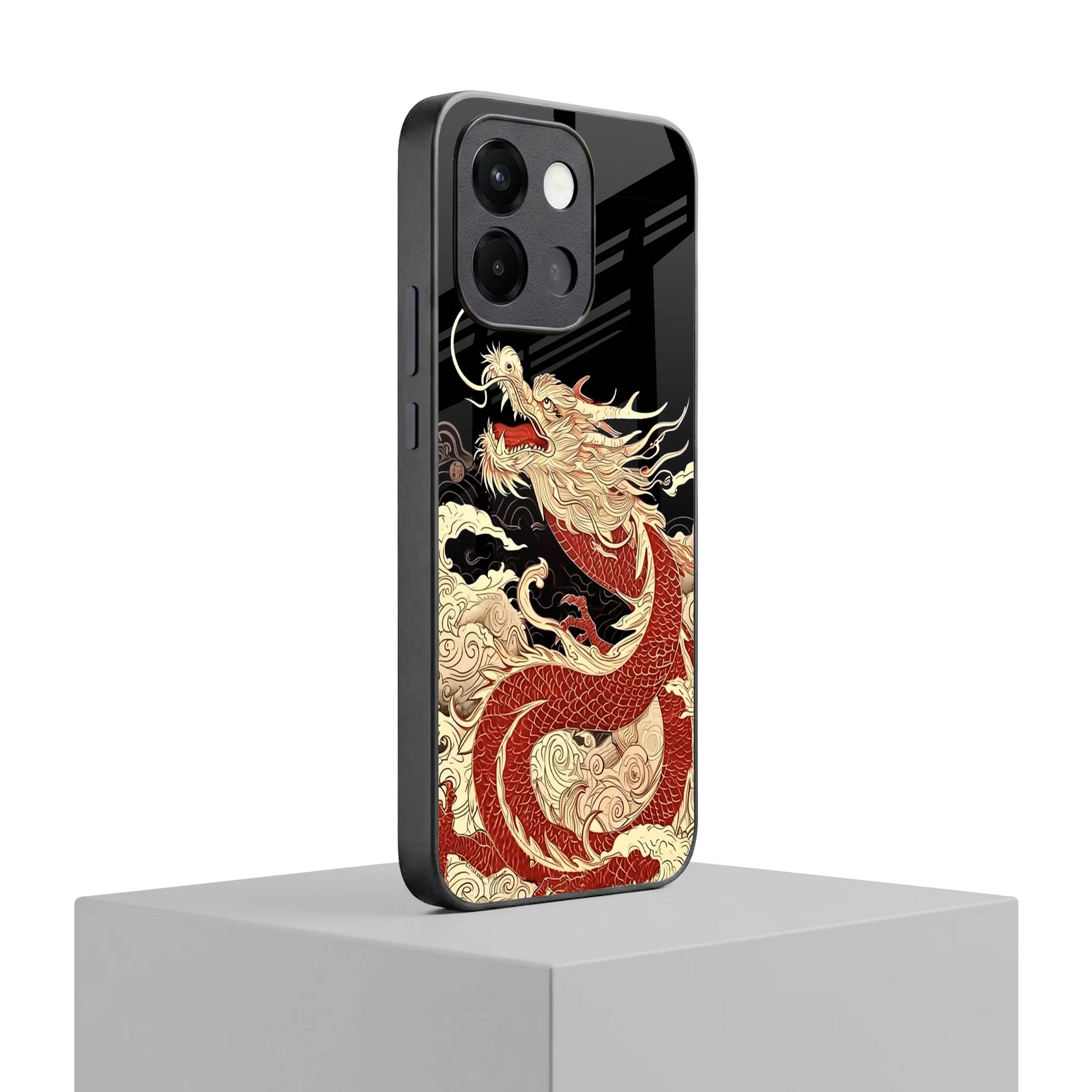 Dragon Spirit oneplus 13s mobile cover | shockproof glass phone case