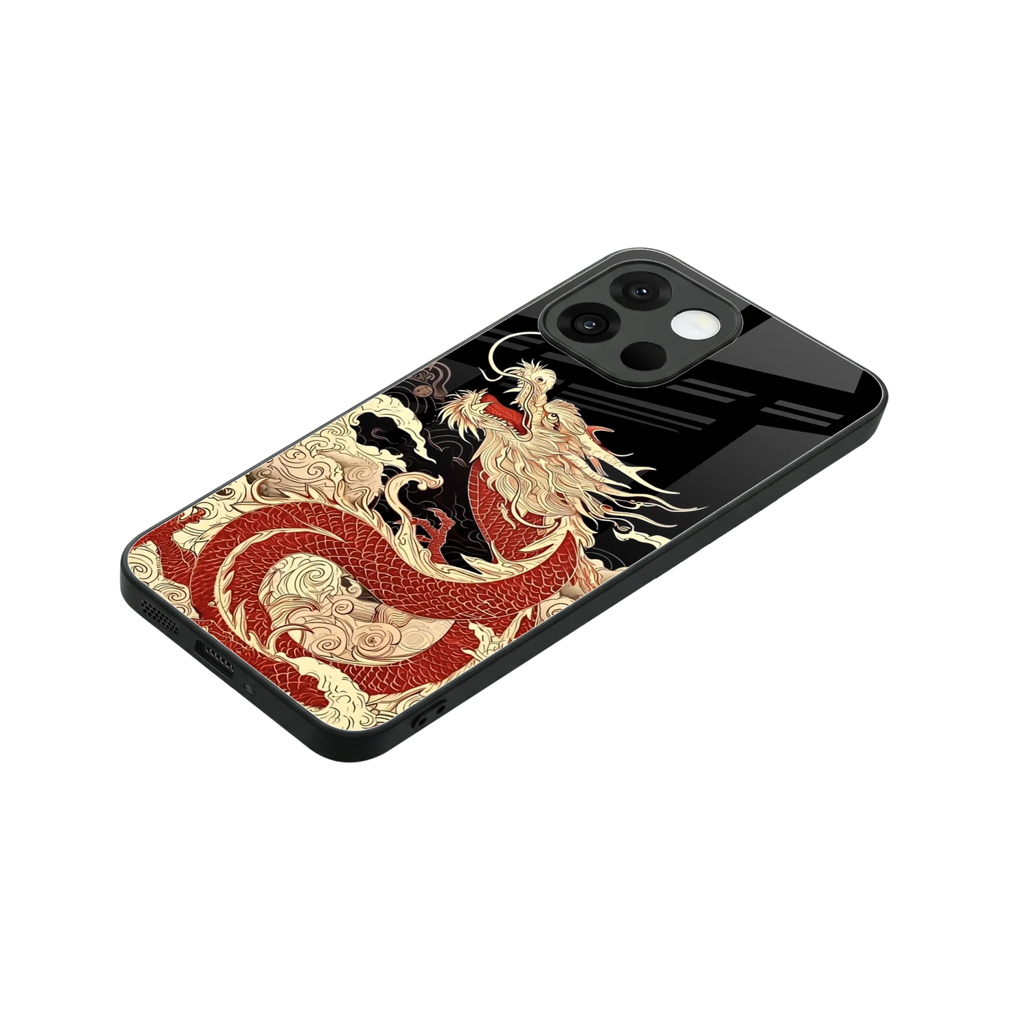 Dragon Spirit stylish phone case for oneplus 13s | glossy glass and slim fit