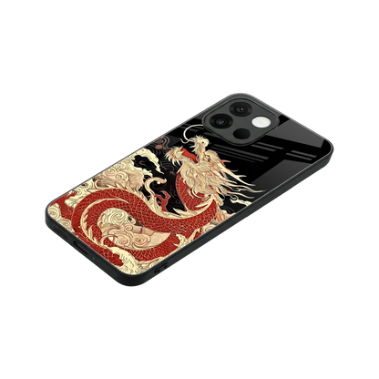 Dragon Spirit stylish phone case for oneplus 13s | glossy glass and slim fit