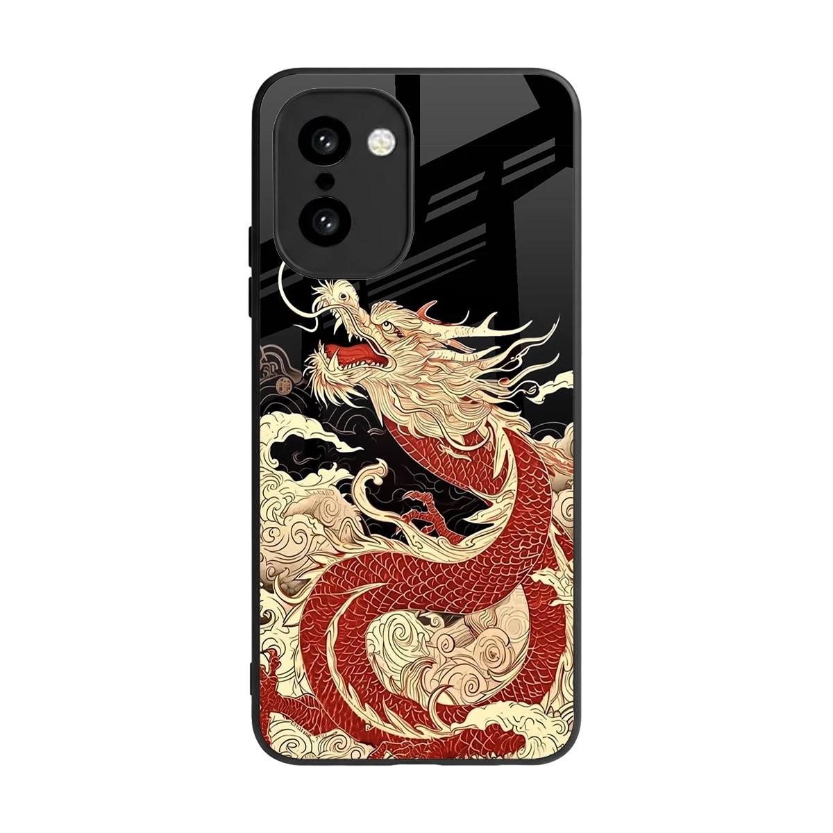 Dragon Spirit back phone cover | glass case for oneplus 15r