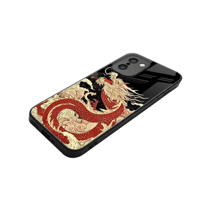 Dragon Spirit stylish phone case for oneplus 15r | glossy glass and slim fit