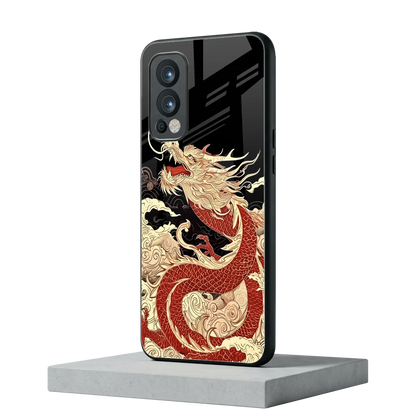 Dragon Spirit oneplus nord 2 mobile cover | shockproof glass phone case