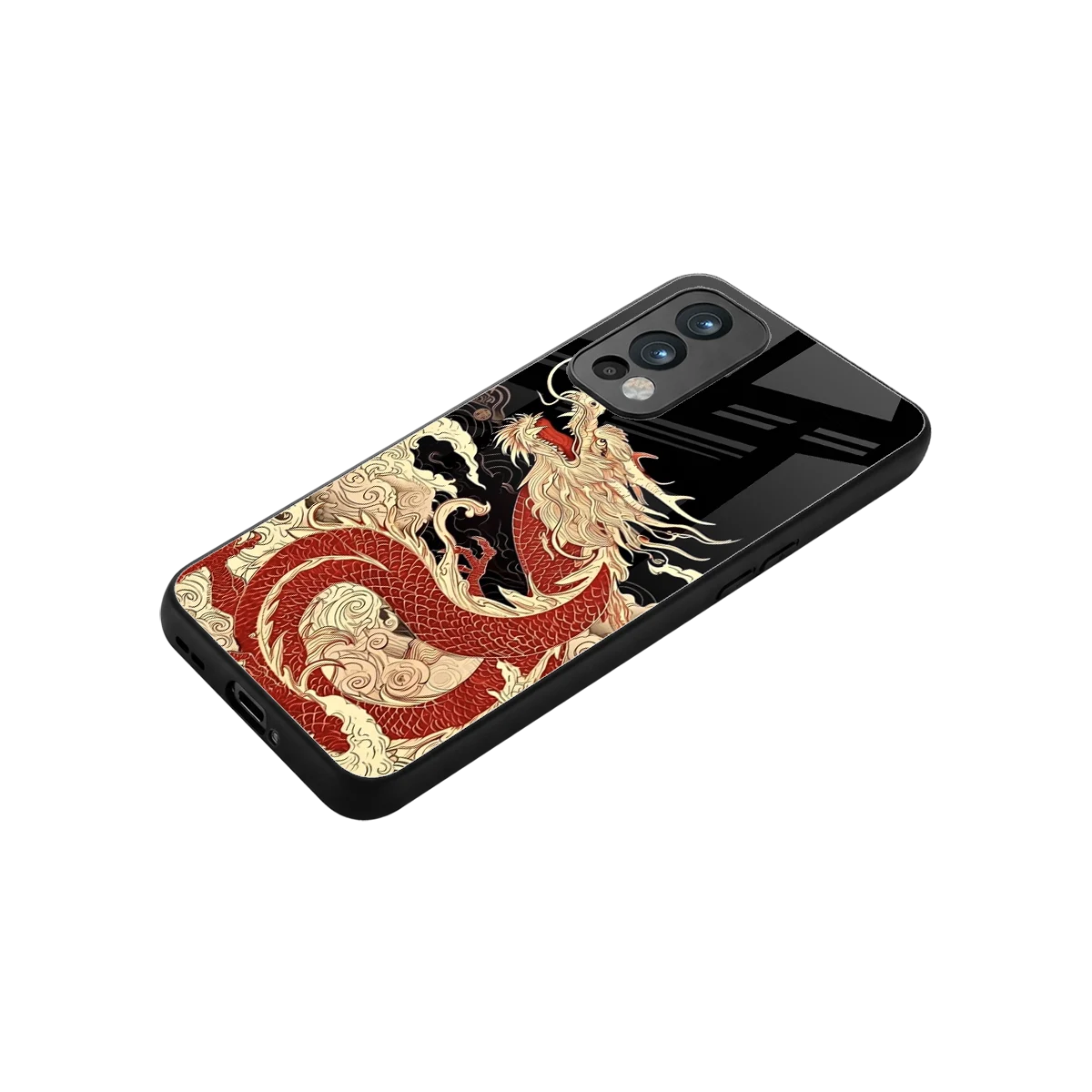 Dragon Spirit stylish phone case for oneplus nord 2 | glossy glass and slim fit