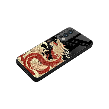 Dragon Spirit stylish phone case for oneplus nord 2 | glossy glass and slim fit