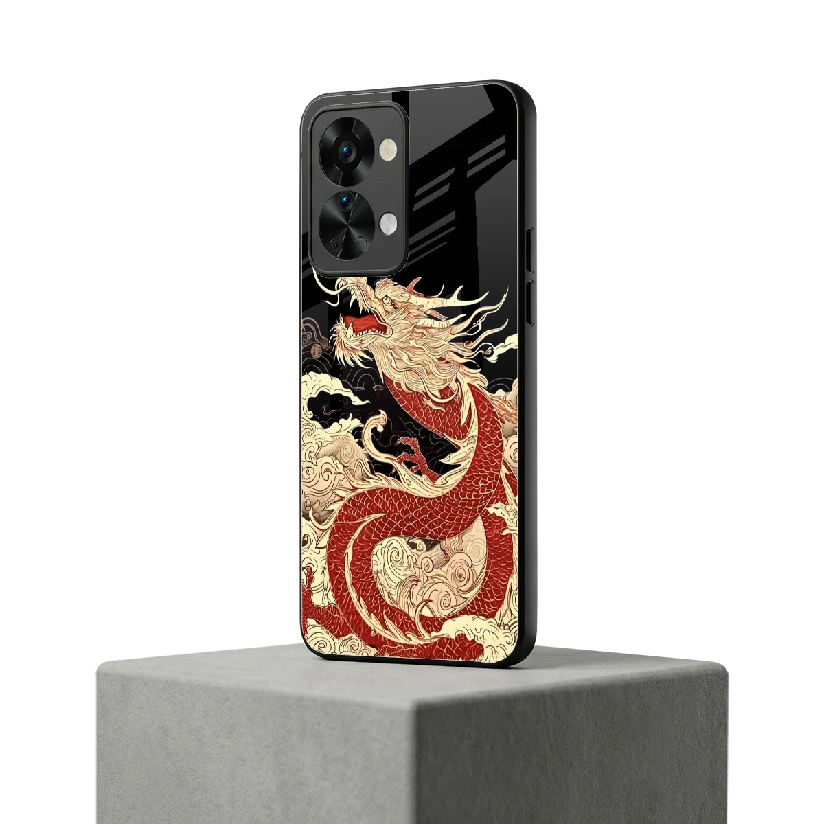 Dragon Spirit oneplus nord 2t mobile cover | shockproof glass phone case