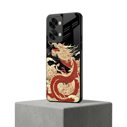 Dragon Spirit oneplus nord 2t mobile cover | shockproof glass phone case