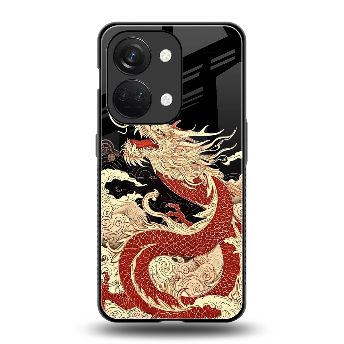 Dragon Spirit back phone cover | glass case for oneplus nord 3