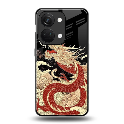 Dragon Spirit back phone cover | glass case for oneplus nord 3