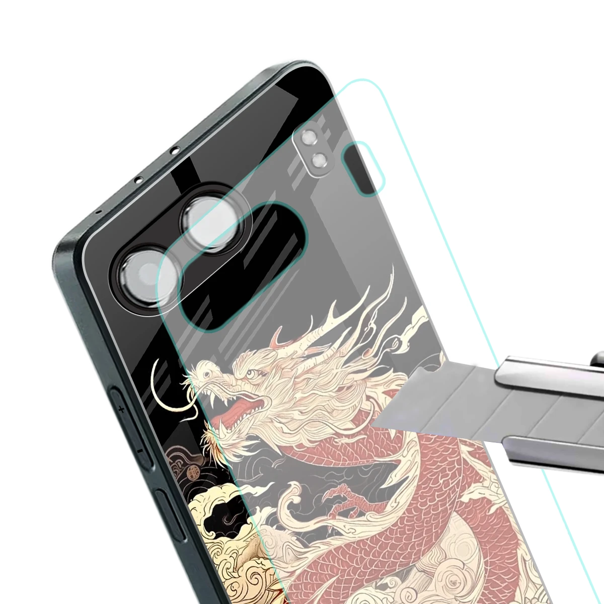 Dragon Spirit stylish phone case for oneplus nord 4 | glossy glass and slim fit