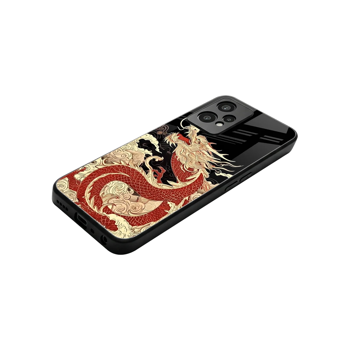 Dragon Spirit stylish phone case for oneplus nord ce 2 lite | glossy glass and slim fit