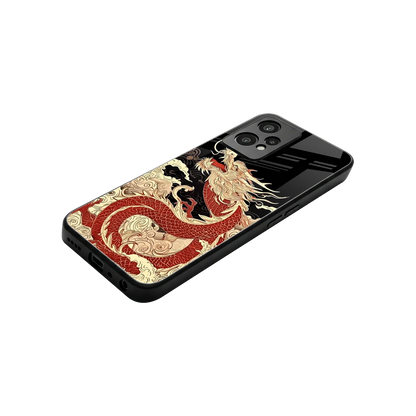 Dragon Spirit stylish phone case for oneplus nord ce 2 lite | glossy glass and slim fit