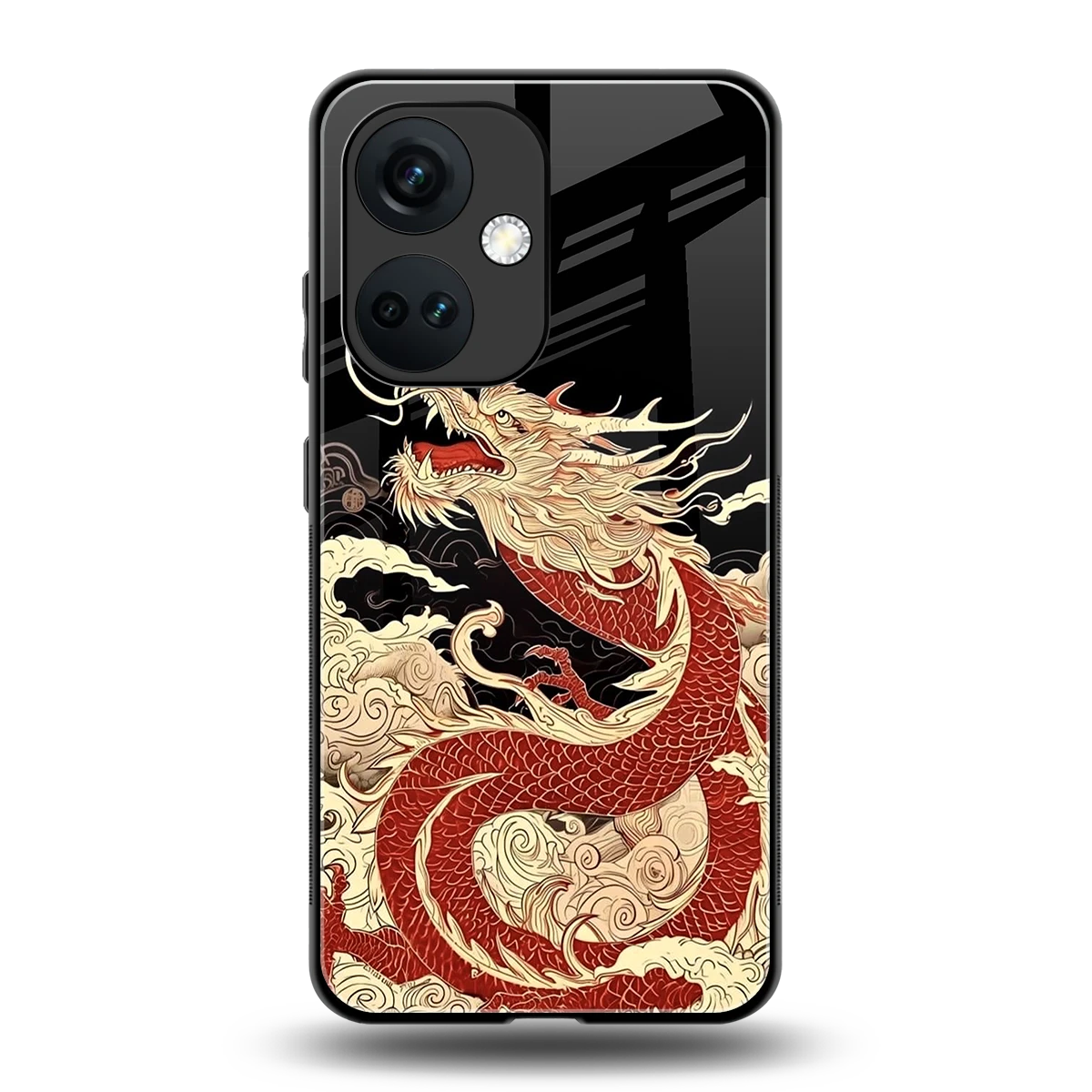 Dragon Spirit back phone cover | glass case for oneplus nord ce 3