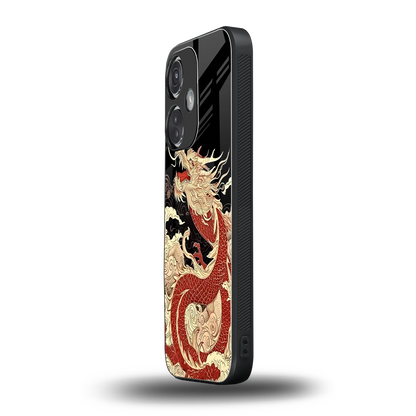 Dragon Spirit oneplus nord ce 3 mobile cover | shockproof glass phone case