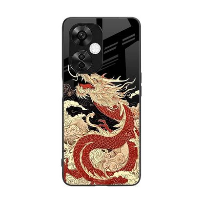 Dragon Spirit back phone cover | glass case for oneplus nord ce 3 lite