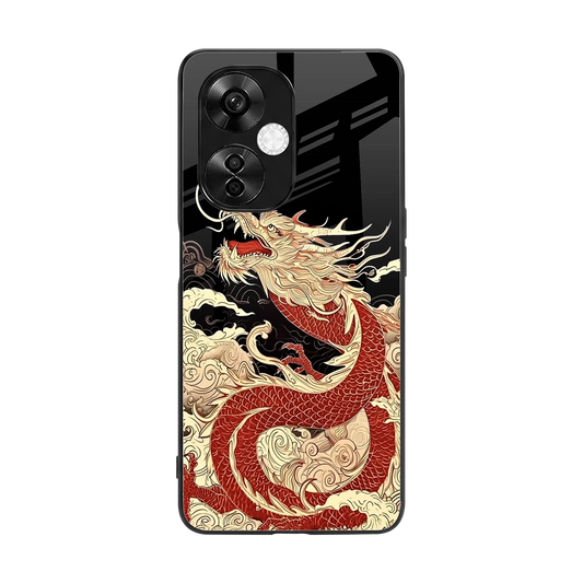 Dragon Spirit back phone cover | glass case for oneplus nord ce 3 lite