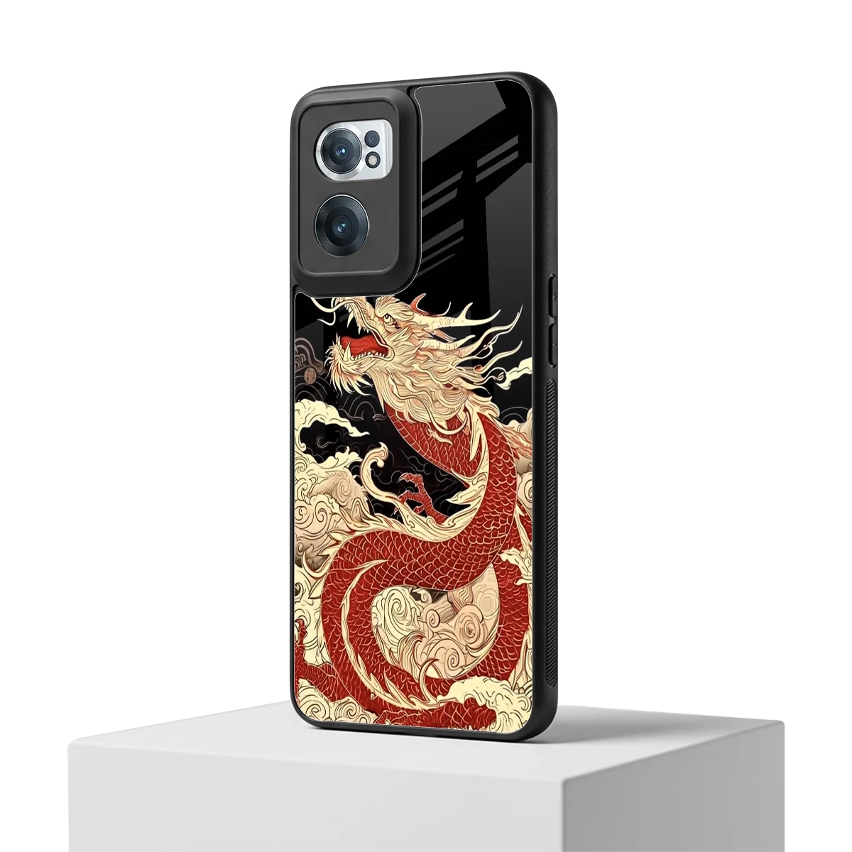 Dragon Spirit oneplus nord ce 2 mobile cover | shockproof glass phone case