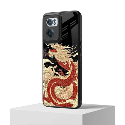 Dragon Spirit oneplus nord ce 2 mobile cover | shockproof glass phone case