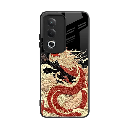 Dragon Spirit back phone cover | glass case for oppo a3 pro