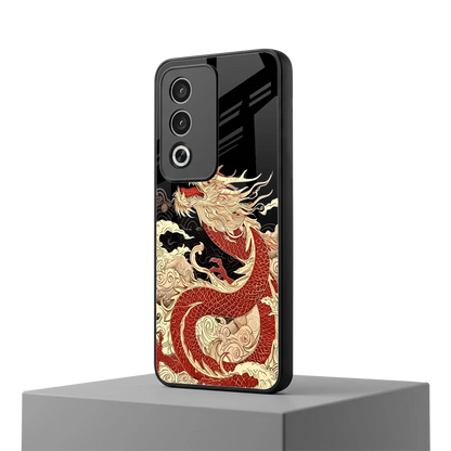 Dragon Spirit oppo a3 pro mobile cover | shockproof glass phone case