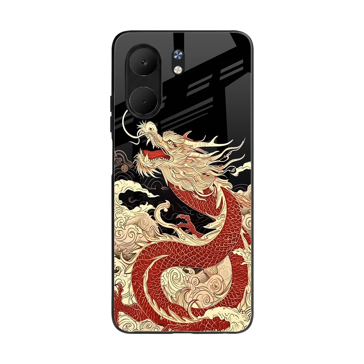 Dragon Spirit back phone cover | glass case for oppo a5x 5g