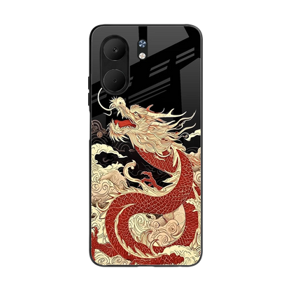 Dragon Spirit back phone cover | glass case for oppo a5x 5g