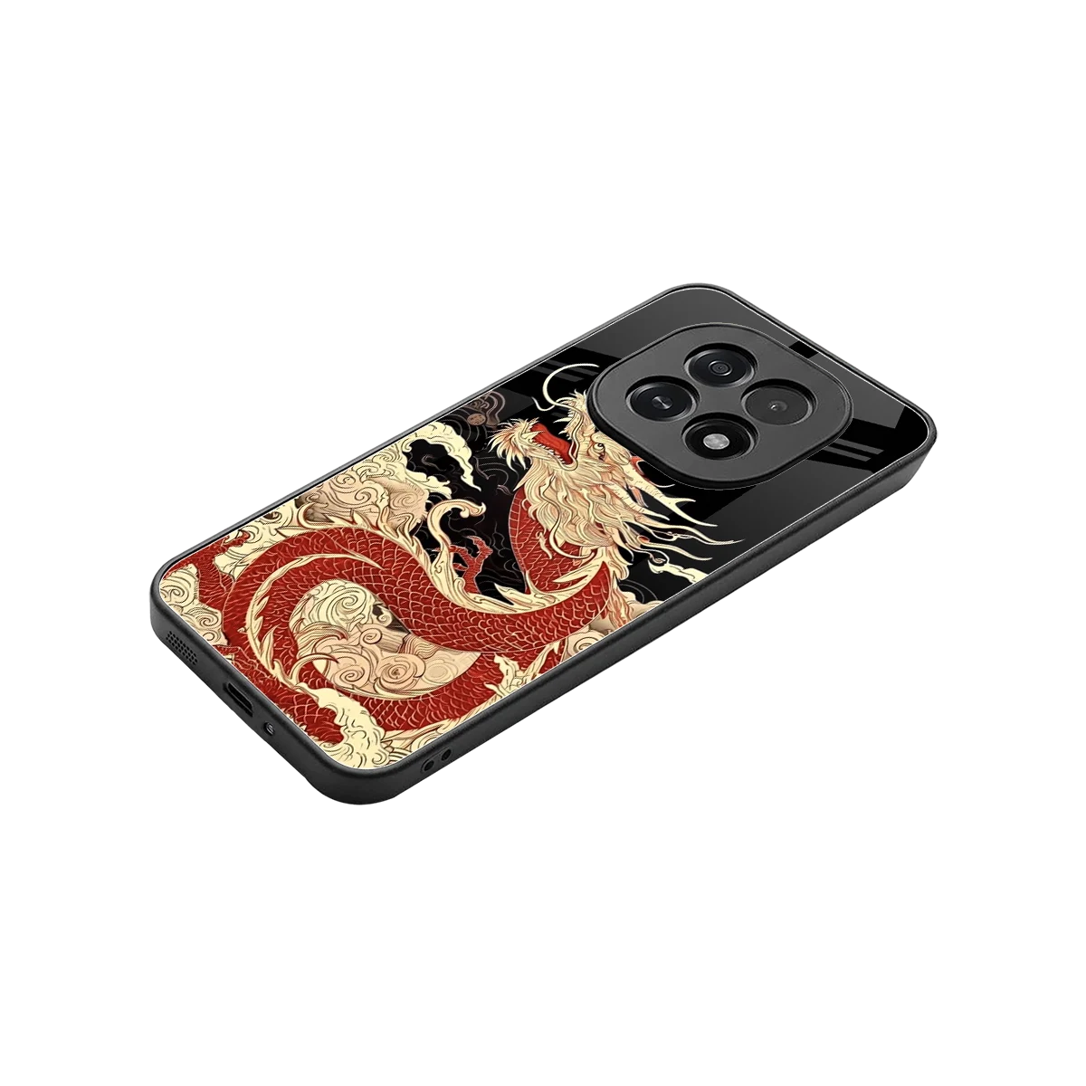 Dragon Spirit stylish phone case for oppo f29 5g | glossy glass and slim fit