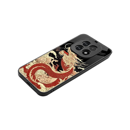 Dragon Spirit stylish phone case for oppo f29 5g | glossy glass and slim fit