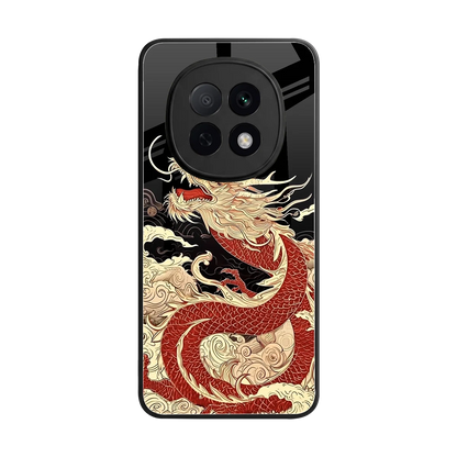 Dragon Spirit back phone cover | glass case for oppo f29 pro 5g