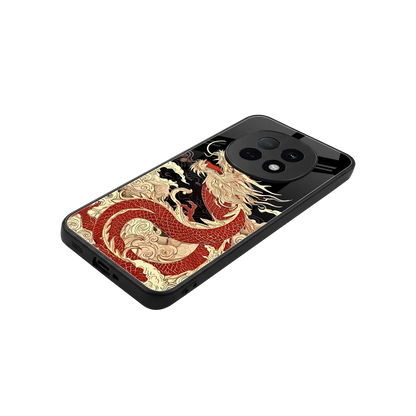Dragon Spirit stylish phone case for oppo f29 pro 5g | glossy glass and slim fit