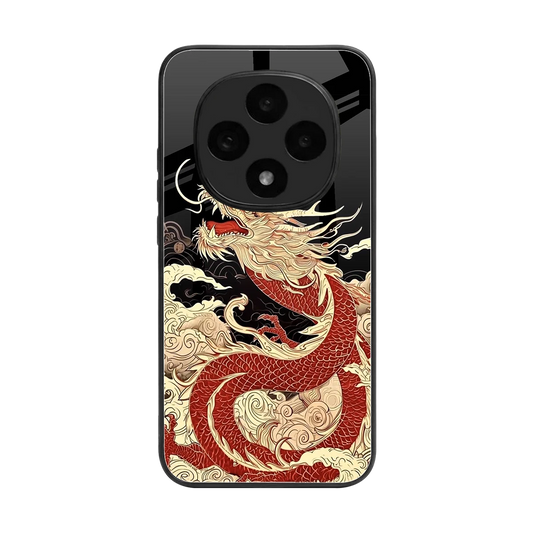 Dragon Spirit back phone cover | glass case for oppo f31 pro 5g